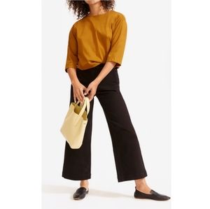 Everlane High Rise Wide leg Cropped pants- Size 16